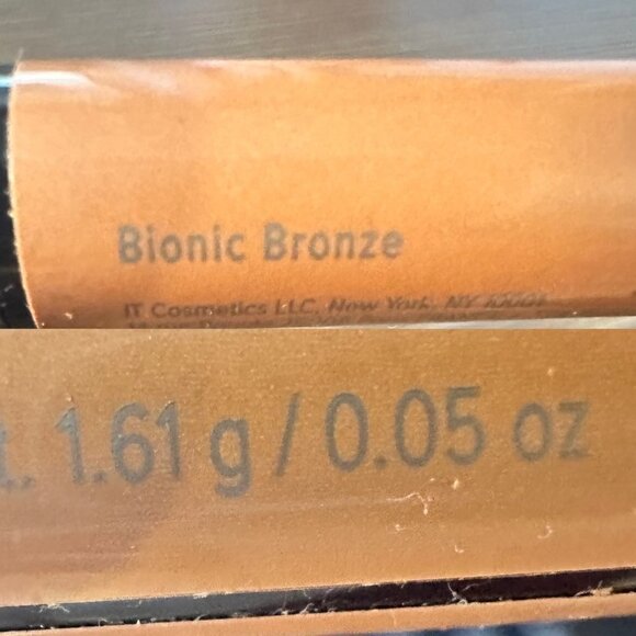 It Cosmetics Superhero No-Tug Shadow Stick Bionic Bronze NEW 0.05 oz - Picture 2 of 5